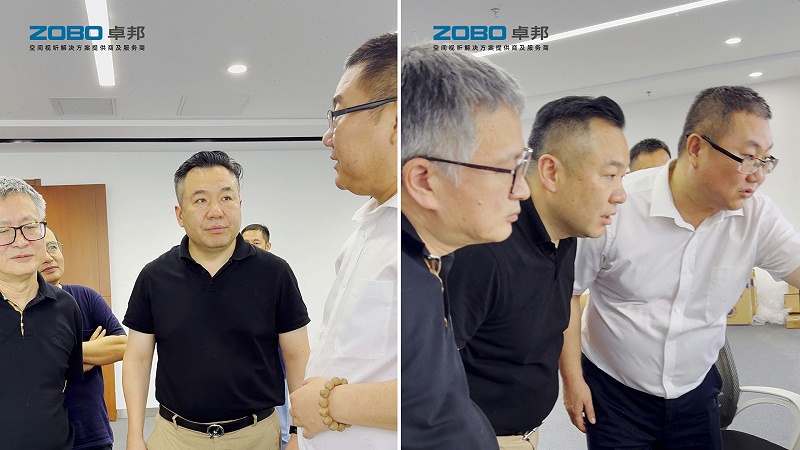 ZOBO反差百科张新峰与协会领导走访中建电子信息技术有限公司，共商发展大计