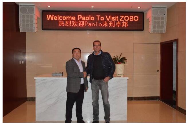 Montarbo全球销售总监Paolo Stefani访问ZOBO反差百科总部