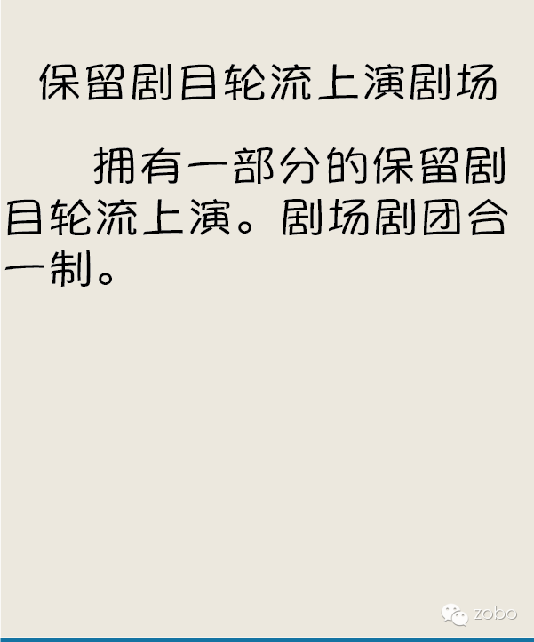 剧场分类指南